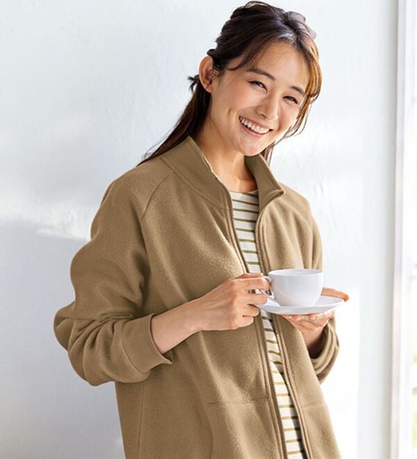 BELLUNA（ベルーナ）の「毎日着られる！快適フリースジップジャケット（その他カーディガン）」｜詳細画像