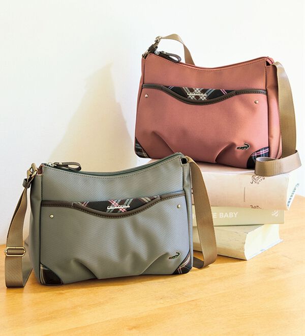 クロコダイル＞チェック柄切替ショルダー - ベルーナ【公式】