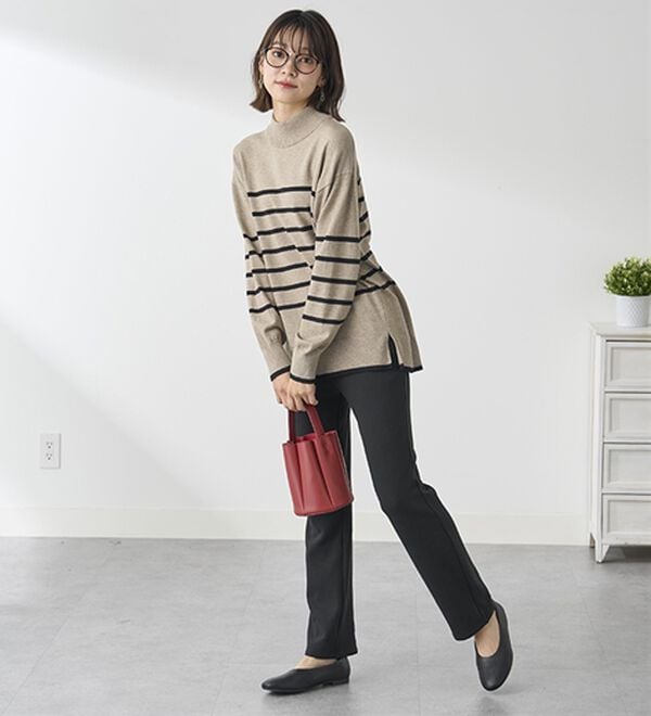 BELLUNA（ベルーナ）の「まるではく毛布！静電防止付裏ファーイージーパンツ（フルレングスパンツ）」｜詳細画像