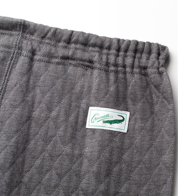 「≪ＴＶ限定★≫【４着組】＜クロコダイル＞ウール入肌側綿１００％極温（Ｒ）キルトインナー上下（メンズ肌着・インナーウェア）」｜詳細画像