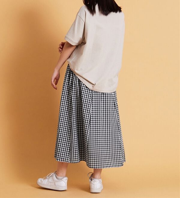 BELLUNA（ベルーナ）の「ふんわり切替フレアースカート（ロングスカート）」｜詳細画像