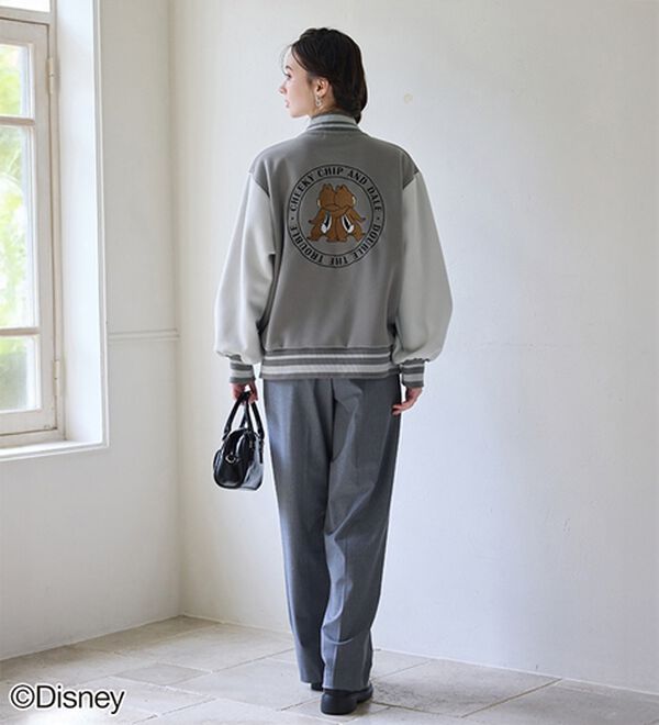 BELLUNA（ベルーナ）の「＜Ｄｉｓｎｅｙ＞【チップ＆デール】フリースボンディングスタジャン（ハーフコート）」｜詳細画像