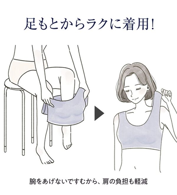 LAVIENNE（ラヴィエンヌ）の「【吸汗速乾】綿混メッシュの締め付けにくいＳｕ－ｐｉｔａ（スーピタ）ブラ・ショーツ（別売）（ブラジャー）」｜詳細画像