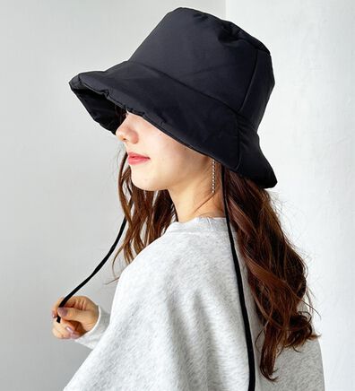 GeeRA（ジーラ）の「ダウン調バケットハット（帽子）」