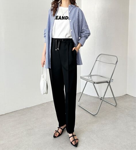 美品 パラスパレス ストレッチデニムテーパードパンツ 2 インディゴ