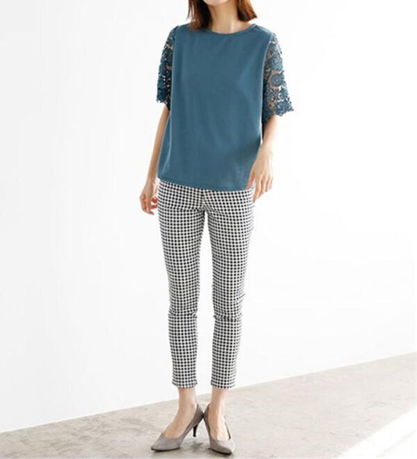 GeeRA（ジーラ）の「(アンクル丈)嬉しい機能付！美脚スキニーレギンスパンツ（フルレングスパンツ）」｜詳細画像