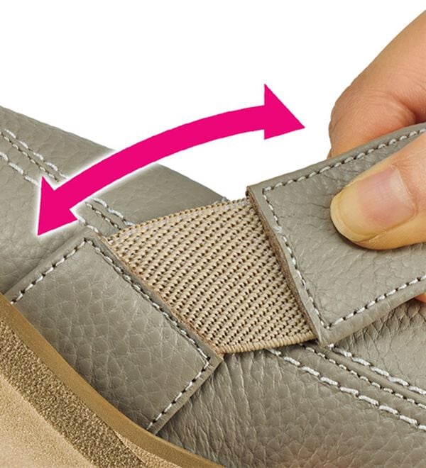 ルフラン（ルフラン）の「＜メディフィット＞５Ｅ斜めストラップシューズ（フラットシューズ）」｜詳細画像