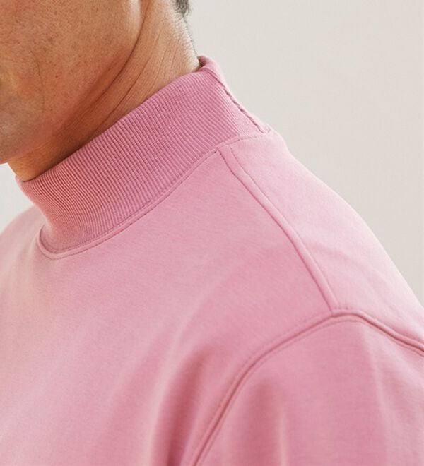 「＜ポロ・ビーシーエス＞モックネックトレーナー（メンズトレーナー）」｜詳細画像