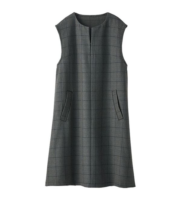 BELLUNA（ベルーナ）の「ウーリッシュ素材ジャンパースカート（ジャンパースカート）」｜詳細画像