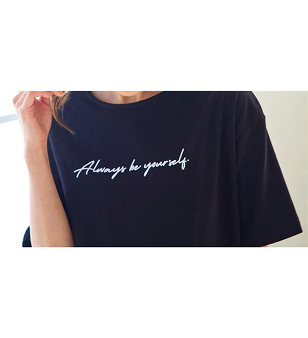 BELLUNA（ベルーナ）の「汗ジミ対策！綿混プリントＴシャツ（Tシャツ）」｜詳細画像