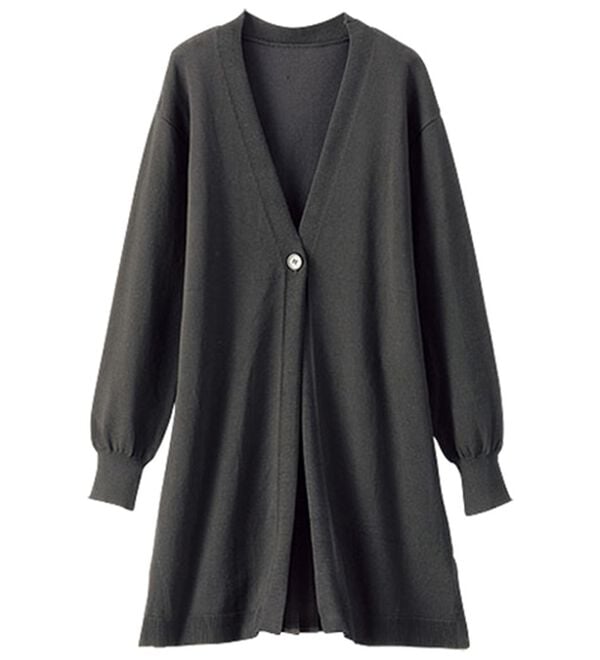 BELLUNA（ベルーナ）の「スタイルアップ！バックプリーツカーディガン（ニットカーディガン）」｜詳細画像