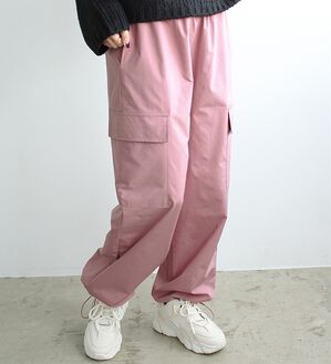 GeeRA（ジーラ）の「裾ドロストカーゴパンツ（フルレングスパンツ）」｜詳細画像