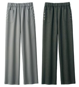 ルフラン（ルフラン）の「【２本組】すっと脚長ワイドパンツ（ワイドパンツ・ガウチョ）」｜詳細画像