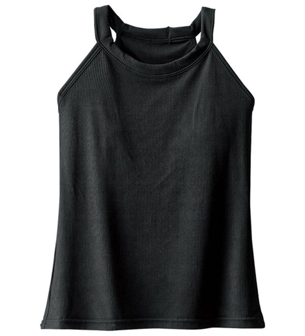 BELLUNA（ベルーナ）の「【水陸両用機能付！】リブ素材カップ付タンクトップ（タンクトップ・キャミソール）」｜詳細画像