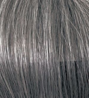 「毛足長めワンタッチヘアピース（ウィッグ・ヘアピース・エクステ）」｜白髪60％