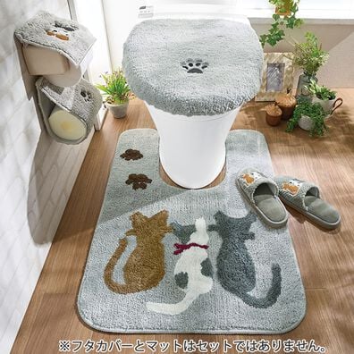「スリードッグ・スリーキャットトイレタリー（トイレマット）」