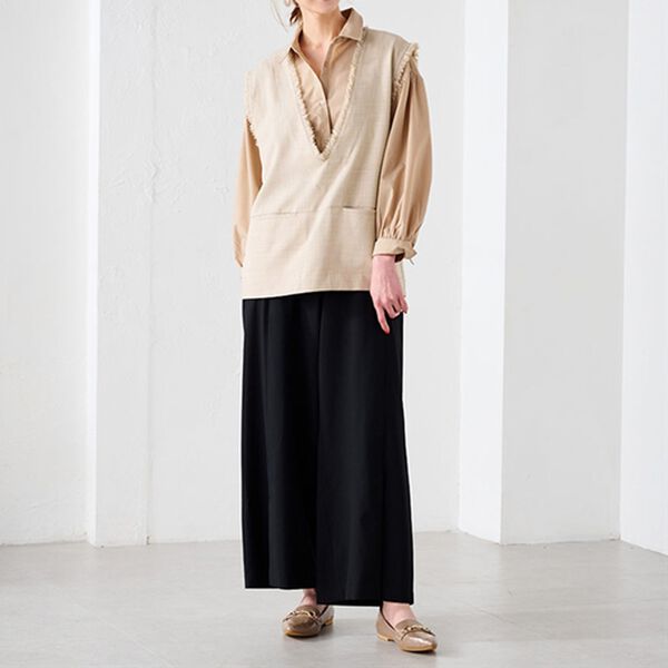 RANAN（ラナン）の「ロングスリットパンツ（フルレングスパンツ）」｜詳細画像