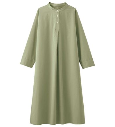 BELLUNA（ベルーナ）の「＜ＳＯＬＯＴＥＸ（Ｒ）＞ストレッチバンドカラーワンピース（シャツワンピース）」