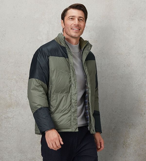 「＜コムルヴァン・オム＞洗えるフレンチダウン切替ジャケット（メンズダウンジャケット）」｜詳細画像