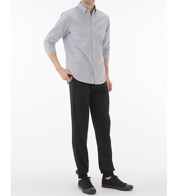 「＜アーノルド　パーマー＞シアサッカーデザインシャツ（長袖・７分袖）（メンズシャツ）」｜詳細画像