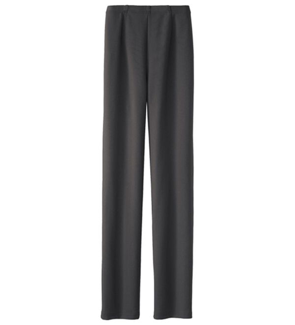 BELLUNA（ベルーナ）の「日本製静電気防止裏起毛ハイテンションパンツ（フルレングスパンツ）」｜チャコール