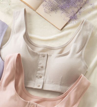 LAVIENNE（ラヴィエンヌ）の「素肌よろこぶオーガニックコットン前開きブラ（ブラジャー）」
