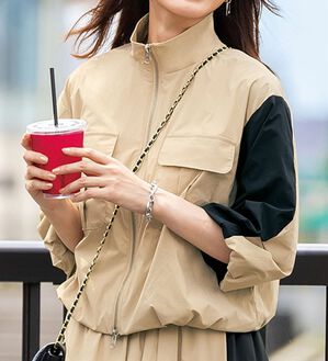 BELLUNA（ベルーナ）の「はっ水！ナイロンバルーンジャケット（ブルゾン）」｜詳細画像