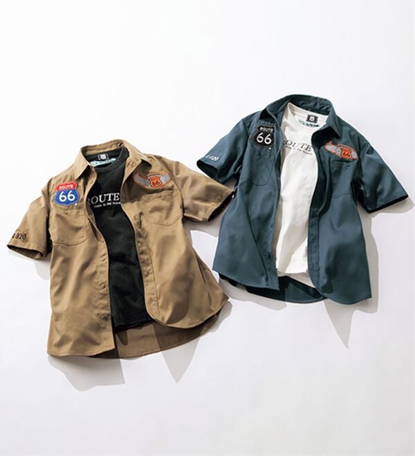 「＜ルート６６＞シャツアンサンブル（メンズシャツ）」｜詳細画像