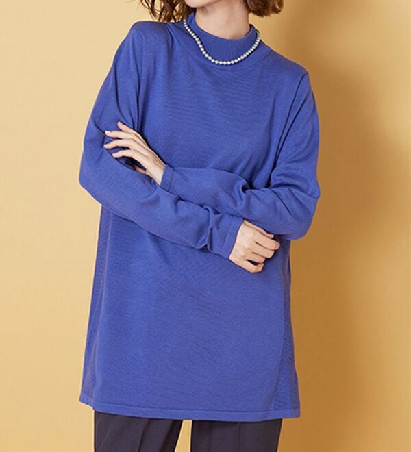 BELLUNA（ベルーナ）の「ベスト付ニットチュニックアンサンブル（アンサンブル）」｜詳細画像