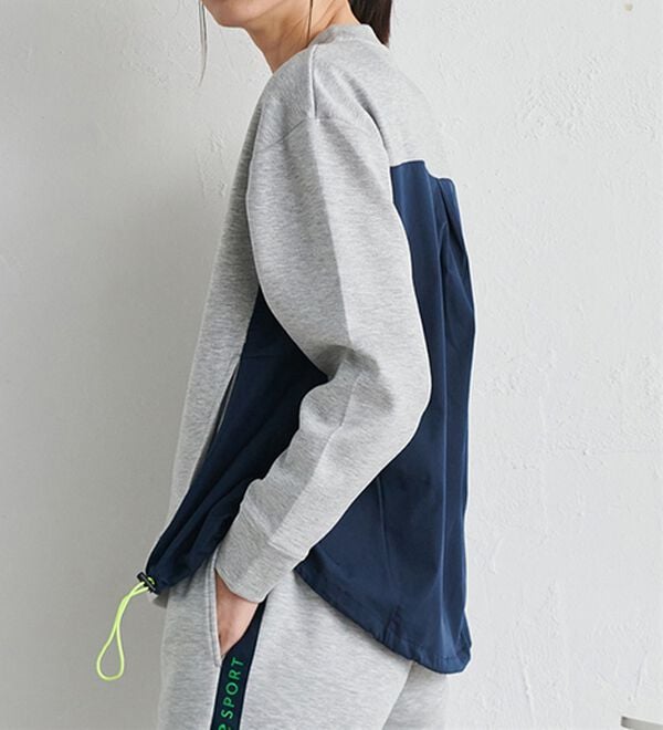 RANAN（ラナン）の「切替デザインプルオーバー＜ｍａｒｉｅ　Ｃｌａｉｒｅ　ＳＰＯＲＴ＞（カットソー）」｜詳細画像