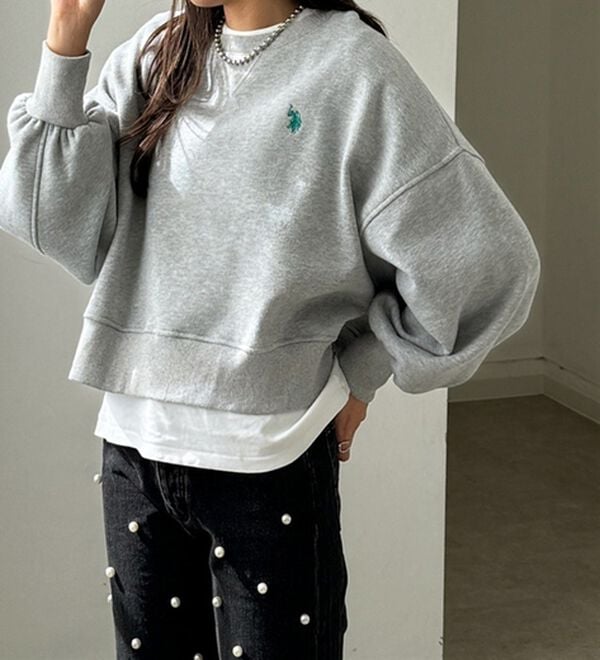 GeeRA（ジーラ）の「【Ｕ．Ｓ．ＰＯＬＯ　ＡＳＳＮ】ショートスウェット（トレーナー・スウェット）」｜詳細画像