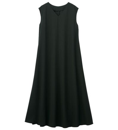 RANAN（ラナン）の「ひんやり！麻調合繊フレアーワンピース（その他ワンピース）」