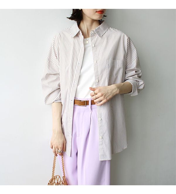 GeeRA（ジーラ）の「アソート柄オーバーサイズシャツ（シャツ）」｜詳細画像