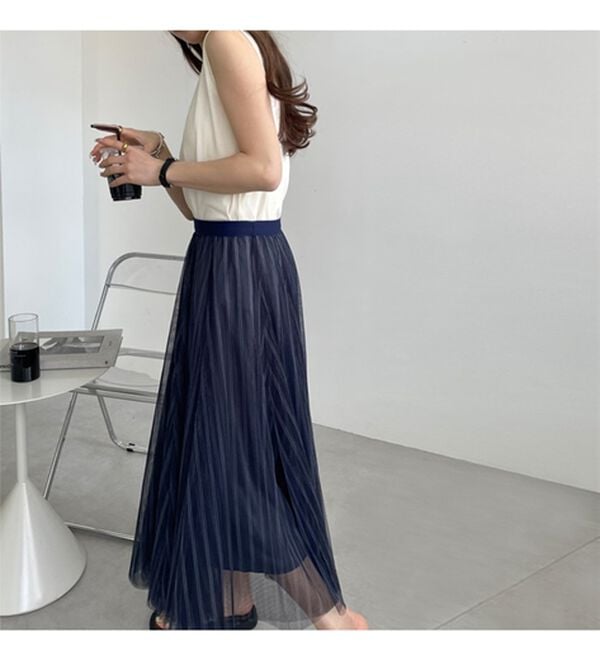 GeeRA（ジーラ）の「フレアーチュールロングスカート（ロングスカート）」｜詳細画像