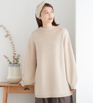 Viola e Viola（ヴィオラ エ ヴィオラ）の「ボトルネックゆるニット（ニット・セーター）」