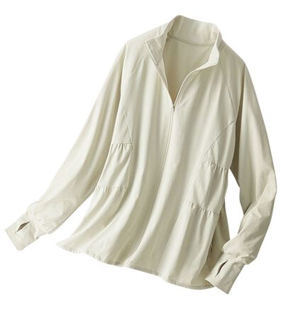 BELLUNA（ベルーナ）の「ティアードデザインラッシュガードＵＶ対策ジャケット（パーカー）」