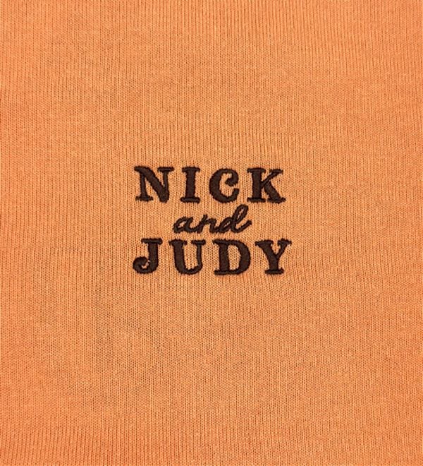 「＜Ｄｉｓｎｅｙ＞【ズートピア・ニック＆ジュディ】サガラ刺しゅうＴシャツ（Tシャツ）」｜詳細画像