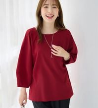 alotta（アロッタ）の「＜選べる袖丈＞さらっと上品ランタンスリーブカットソー（カットソー）」