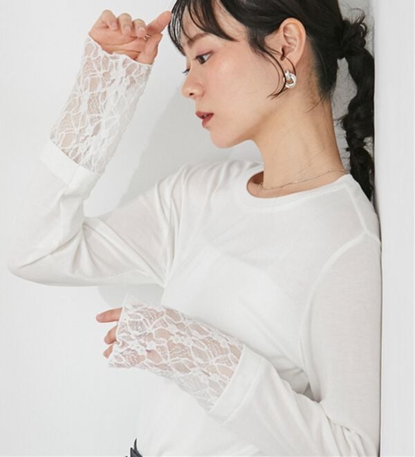 RANAN（ラナン）の「レイヤードスリーブロンＴＥＥ（カットソー）」｜詳細画像
