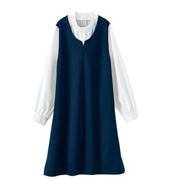 BELLUNA（ベルーナ）の「コーデ済み！お洒落ジャンパースカート（ジャンパースカート）」｜詳細画像