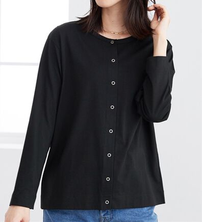 BELLUNA（ベルーナ）の「【接触冷感】ヒンヤリＵＶ対策クルーネックカーディガン（その他カーディガン）」