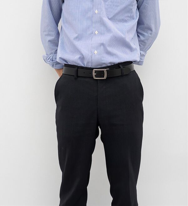 「【EDWIN】日本製紳士 牛革ギャリソン35ベルト（メンズベルト）」｜詳細画像