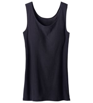 LAVIENNE（ラヴィエンヌ）の「【ムレ嫌いさん必見！】綿１００％涼しいカップ付タンクトップ＜さらりラボ＞（肌着・インナーウェア）」｜ブラック