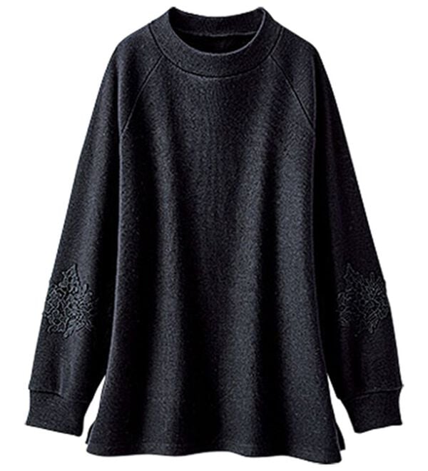 BELLUNA（ベルーナ）の「モチーフレース使いふんわりプルオーバー（カットソー）」｜詳細画像