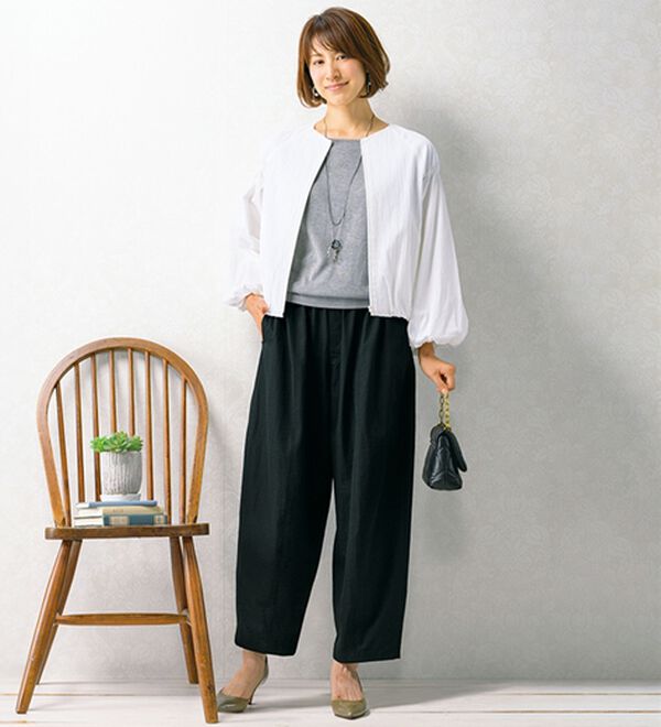 ルフラン（ルフラン）の「【３本組】軽いはき心地。コクーンパンツ（その他パンツ）」｜詳細画像