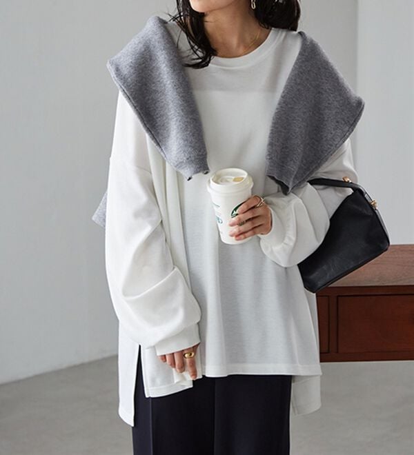 RANAN（ラナン）の「オーバーサイズスウェットＴ（カットソー）」｜詳細画像