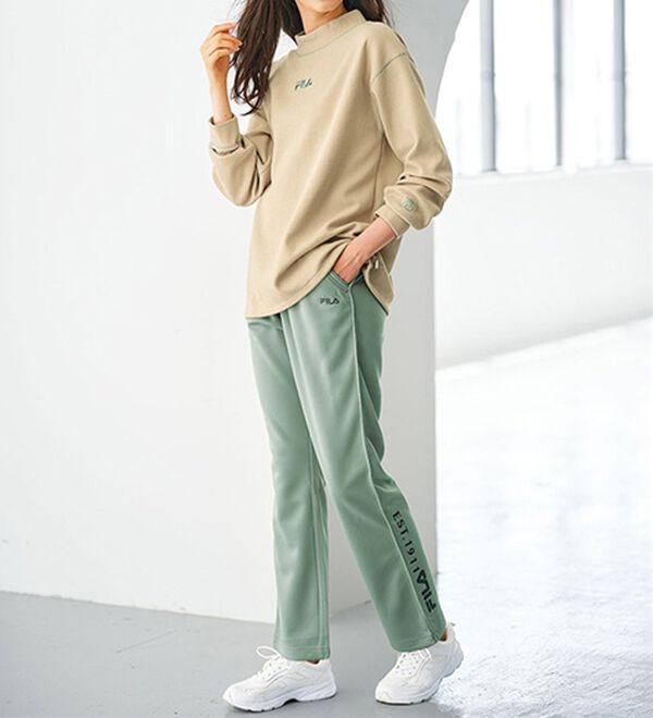 BELLUNA（ベルーナ）の「＜ＦＩＬＡ＞ラメ配色ジャージパンツ（その他パンツ）」｜詳細画像