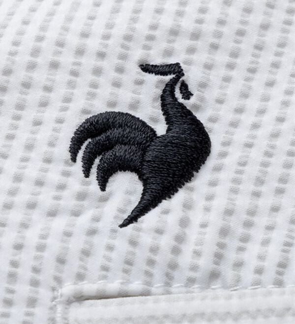 「＜ルコックスポルティフ＞サッカーストライプショートパンツ（メンズハーフパンツ）」｜詳細画像