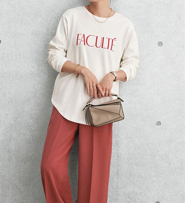 BELLUNA（ベルーナ）の「桜エキスワイドパンツ（ワイドパンツ・ガウチョ）」｜詳細画像