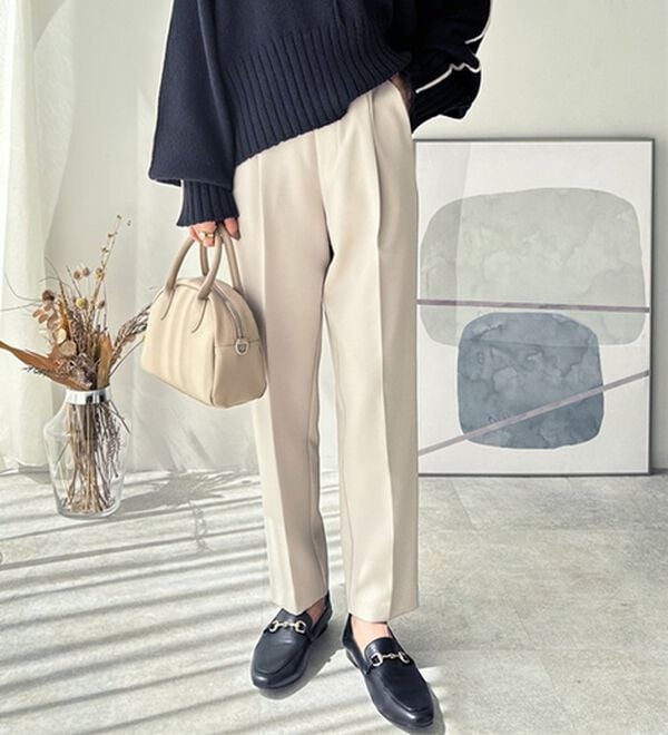 GeeRA（ジーラ）の「美脚きれい魅せ！テーパードパンツ（フルレングスパンツ）」｜詳細画像